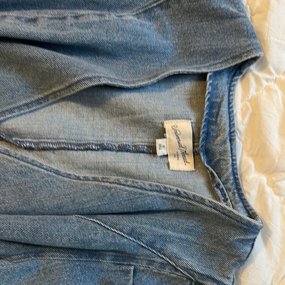 Universal Thread Blue Jean Jacket Wrap Style - image 2